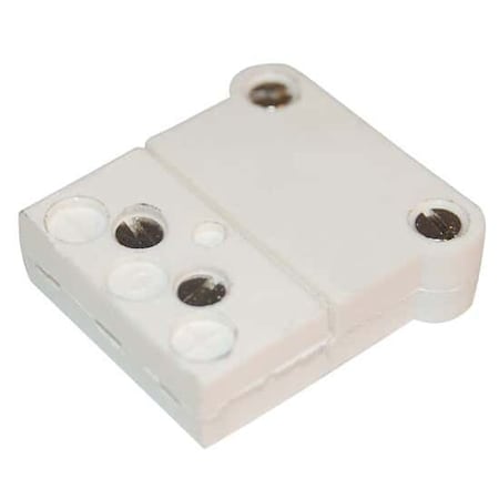 Digi-Sense RTD Connector, White 3-Blade ANSI, Femal 18527-86